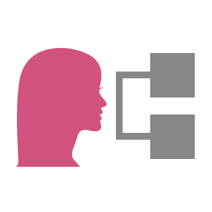 icon female
